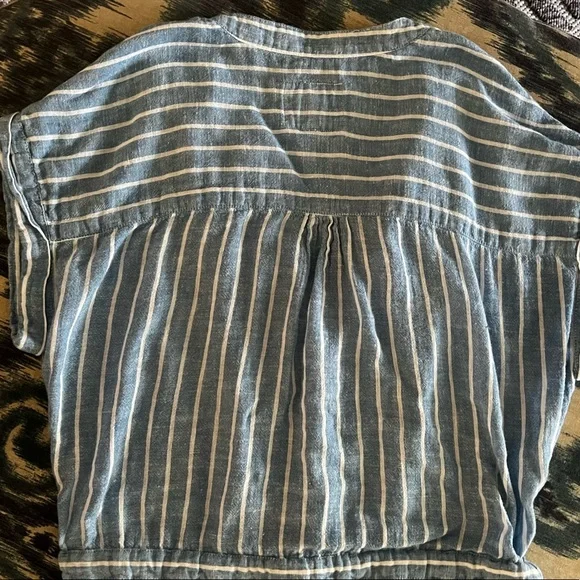 Rails Blue and White Striped Mini Dress - Picture 9 of 9